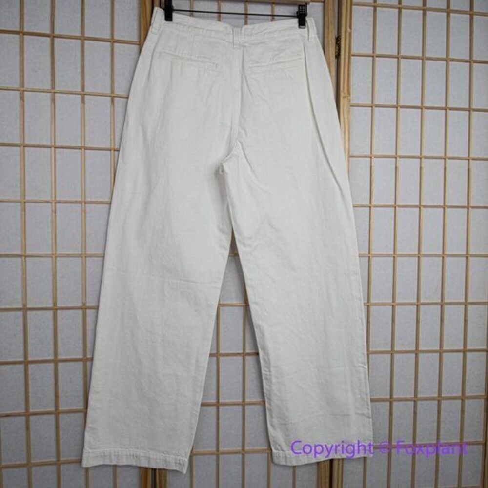 NEW Madewell The Harlow Wide-Leg Jean in Tile White, 23 - Picture 8 of 15